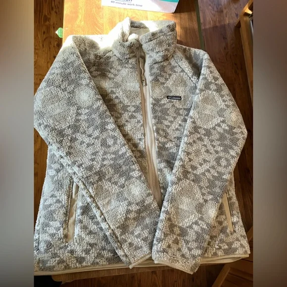 Columbia zip up fleece jacket - Picture 1 of 6